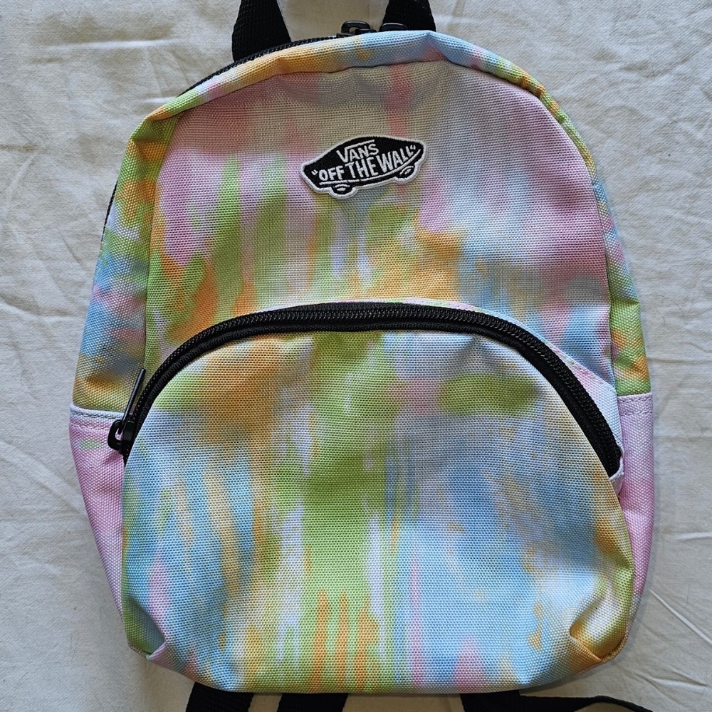 Vans Mini Backpack Pastel Tie Dye Cute Small Bag